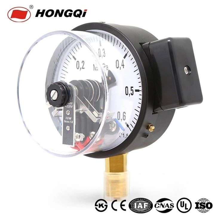 Electric Contact Pressure Gauge with Aviation plug (5)